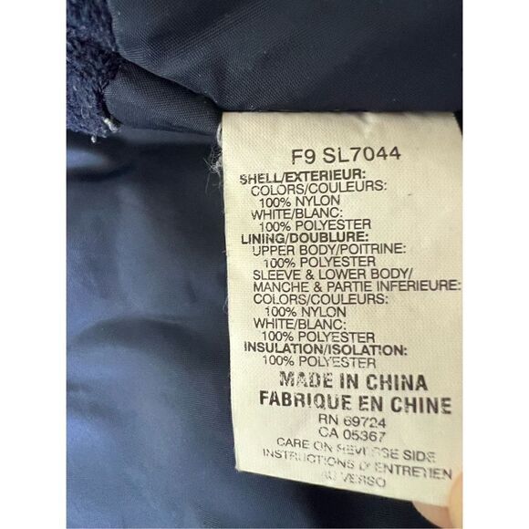 Columbia Navy Blue Fleece Lined Full Zip Vented Jacket Women's Medium - Picture 9 of 11